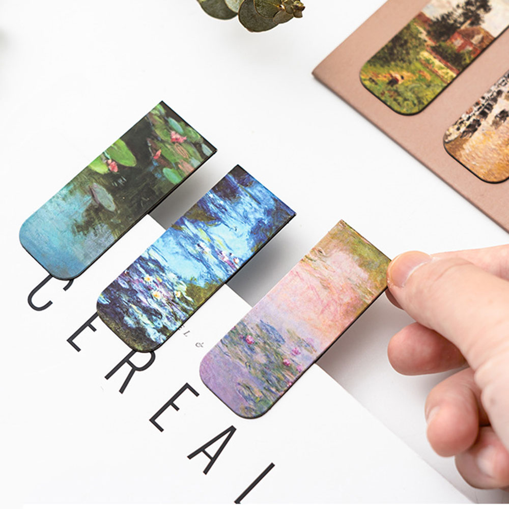 4pcs Artistic Magnetic Bookmar - Paperclip Magnetic Set ulasan dan harga