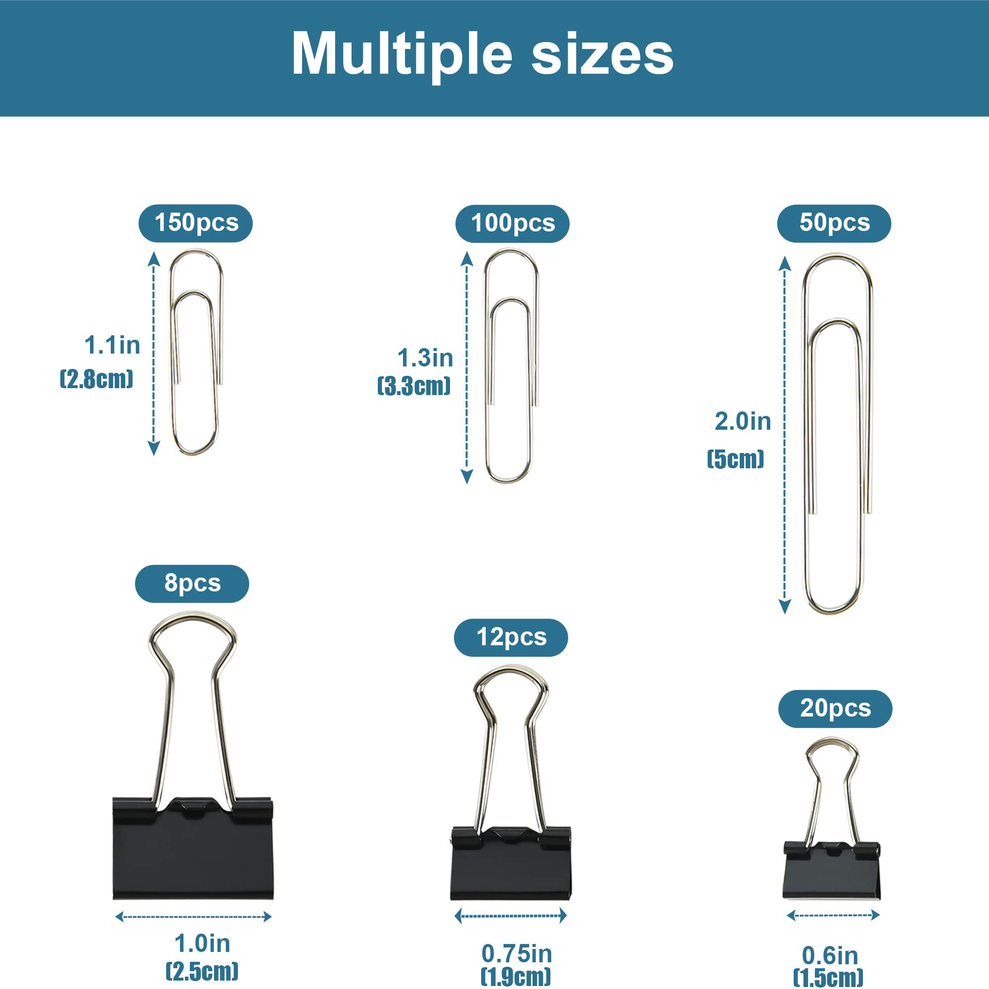 Assorted Size Binder Clips&Jum - Binder Clip Assorted ulasan dan harga