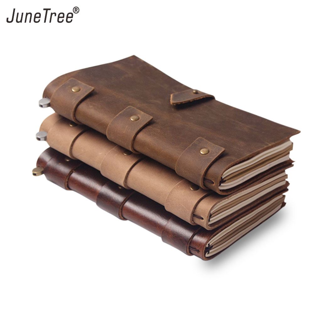 Leather Vintage Diary Notebook - Journal Leather Hardcover ulasan dan harga