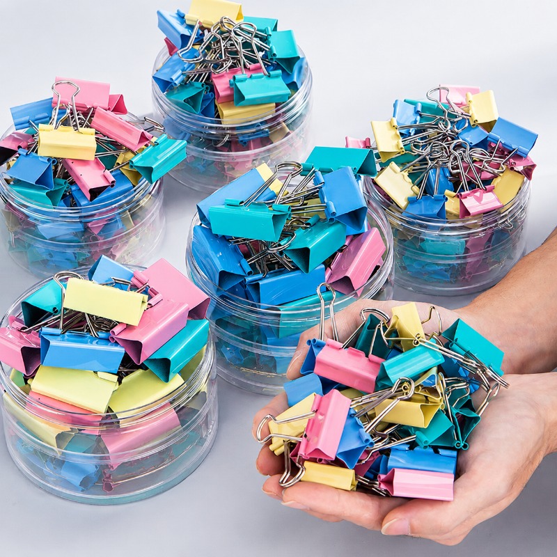 Colorful Metal Binder Clips, A - Binder Clip Assorted ulasan dan harga