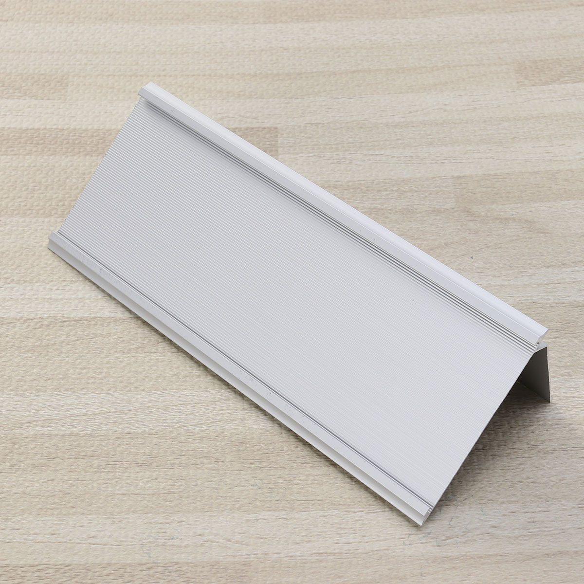 L Shape Aluminum Business Card - Desk Name Plate ulasan dan harga