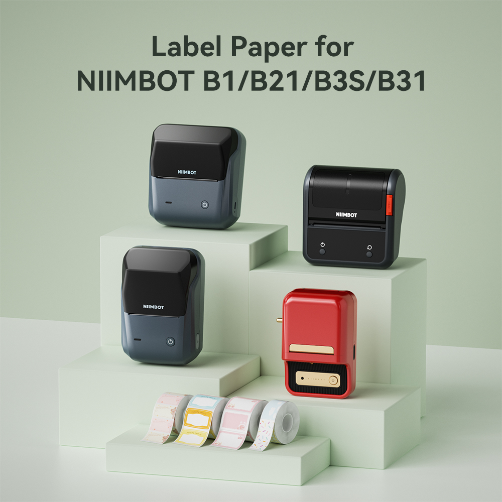NIIMBOT Thermal Label for B1 B - Label Printer Tape ulasan dan harga