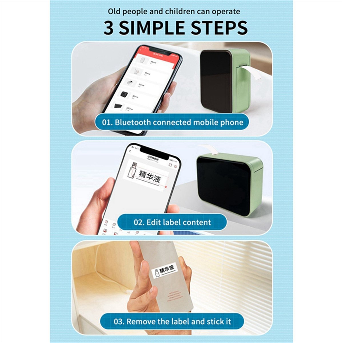 Fits for P15 Wireless Label Pr - Label Printer Tape ulasan dan harga