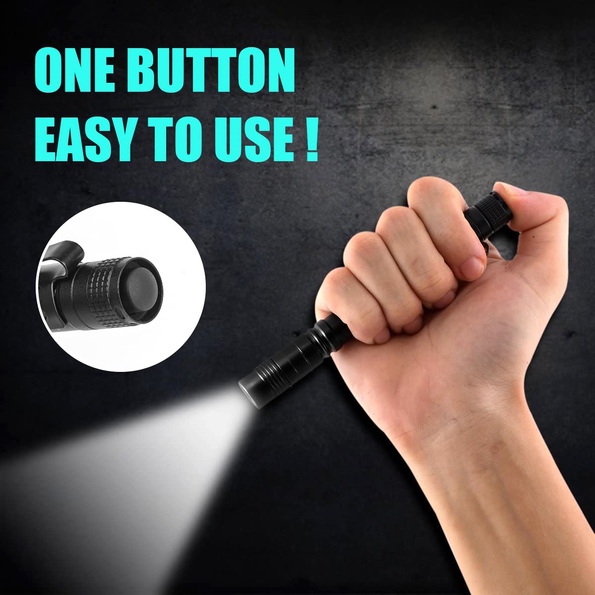 Portable Mini LED Pen Flashlig - Stationery Supply ulasan dan harga