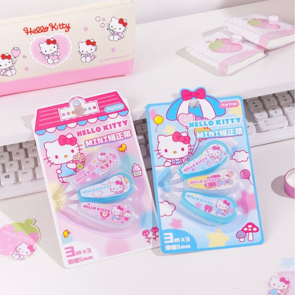 Genuine Hello Kitty Correction - Correction Tape Roller ulasan dan harga