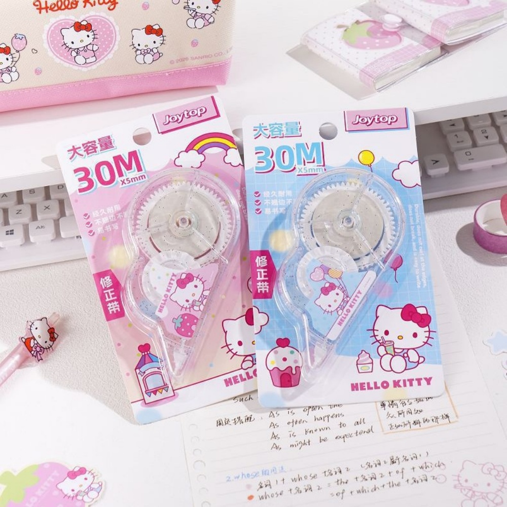 Genuine Hello Kitty Correction - Correction Tape Roller ulasan dan harga
