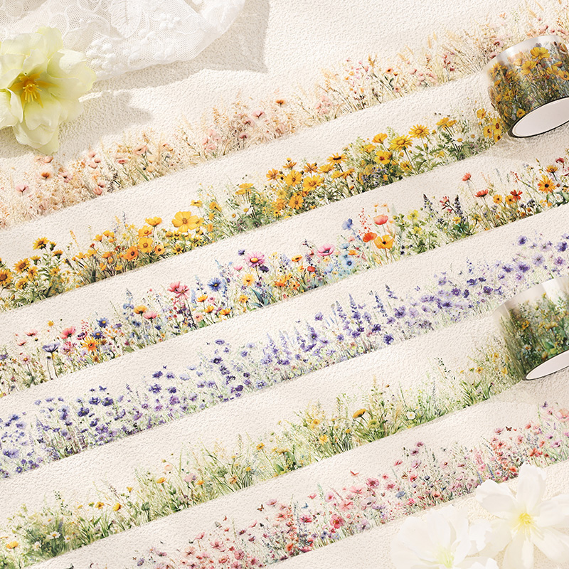 30mm*2m Creative Plants and Fl - Label Printer Tape ulasan dan harga