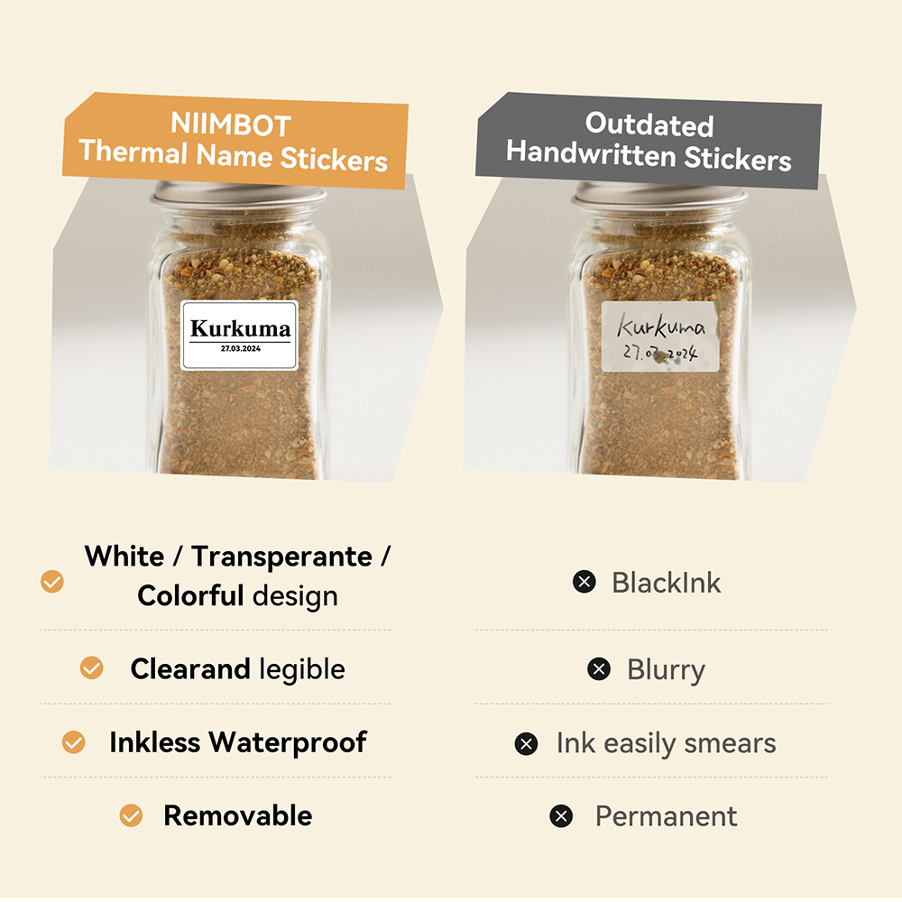 NIIMBOT Thermal Sticker Label  - Label Printer Tape ulasan dan harga