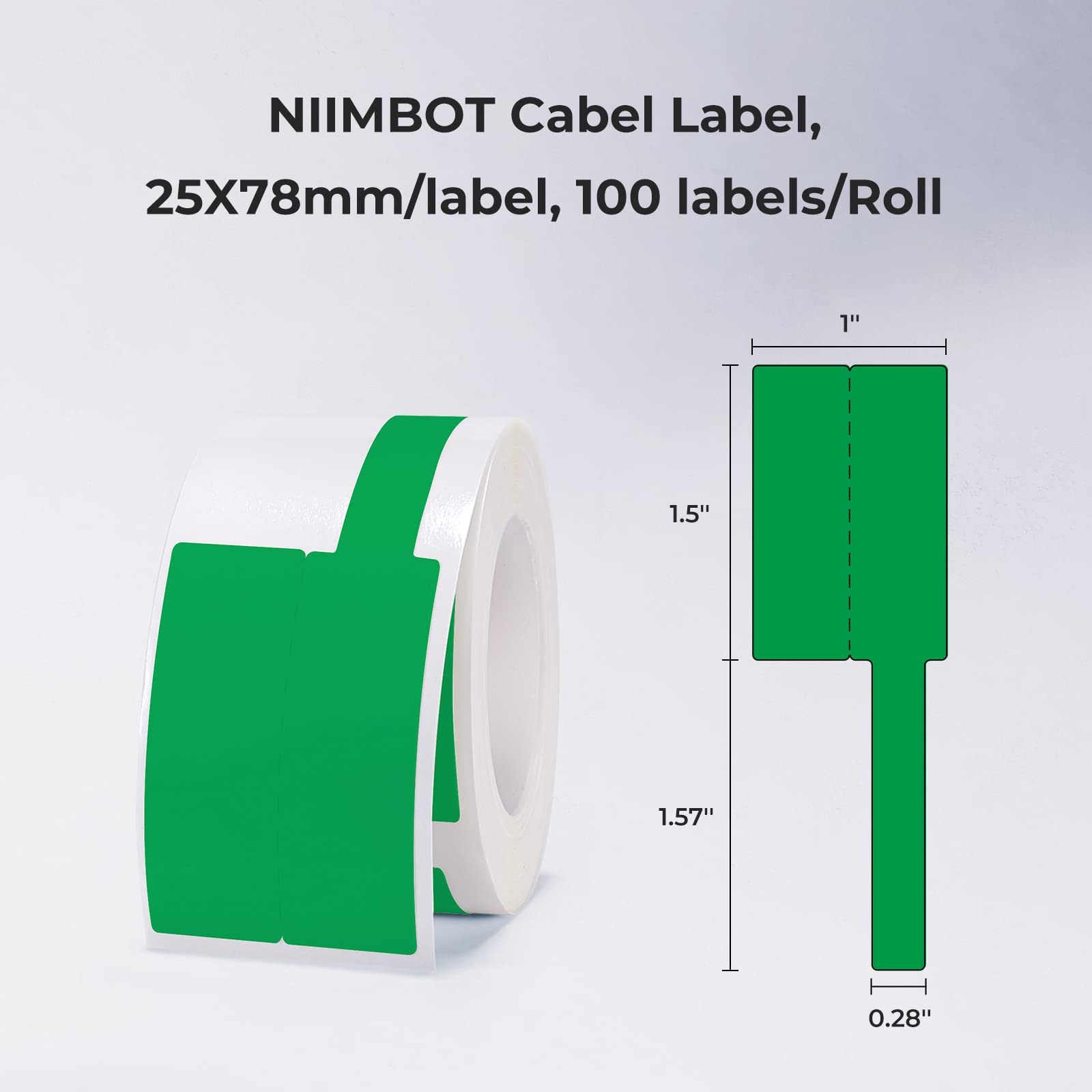 Niimbot Color Cable Label Wate - Label Printer Tape ulasan dan harga