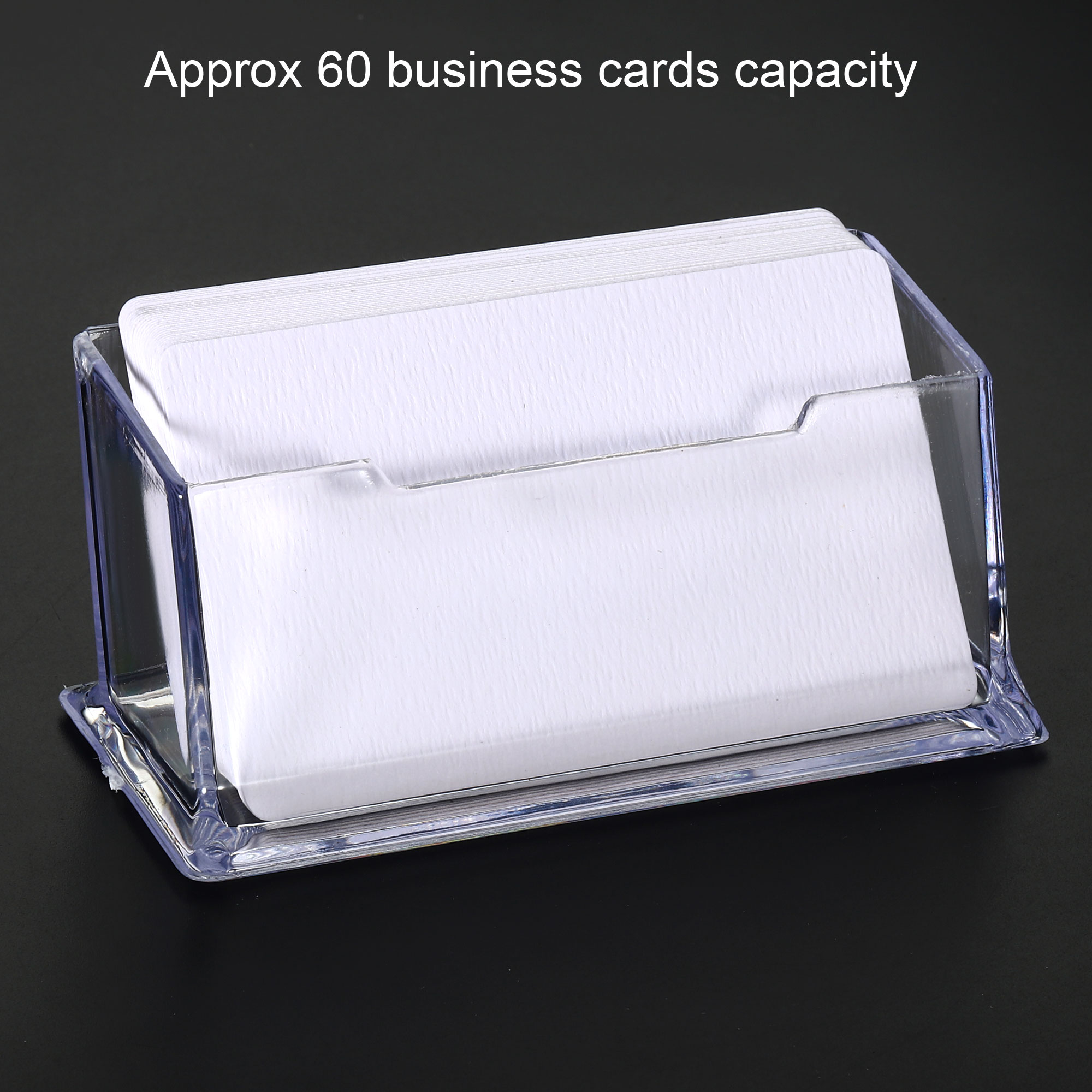 Plastic Business Card Holder 1 - Desk Name Plate ulasan dan harga