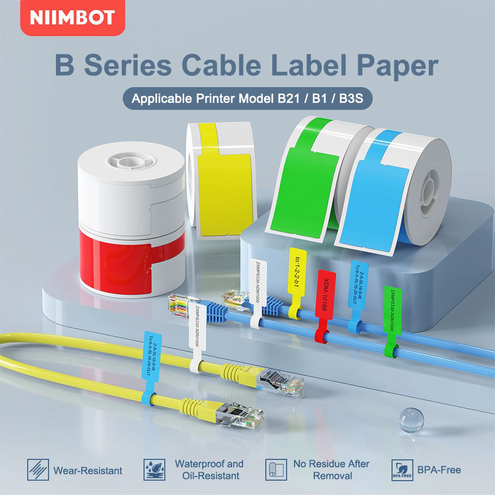 Niimbot Cable Label Portable P - Label Printer Tape ulasan dan harga