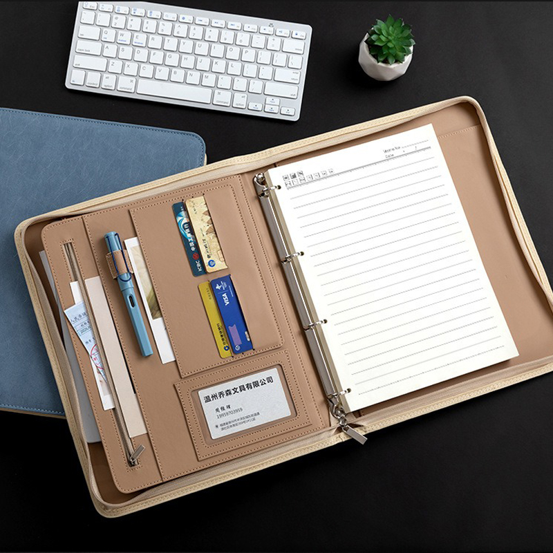 Multifunctional A4 PU Leather  - Binder Clip Assorted ulasan dan harga