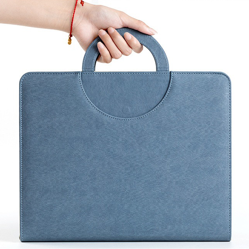 Multifunctional A4 PU Leather  - Binder Clip Assorted ulasan dan harga