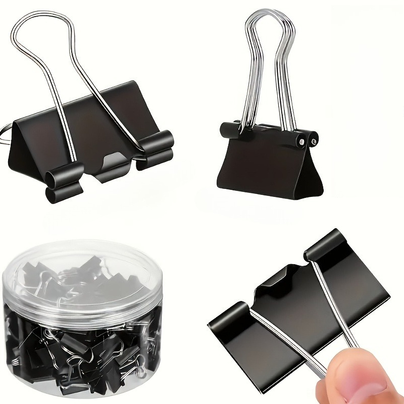 Colored & Black Binder Clips O - Binder Clip Assorted ulasan dan harga