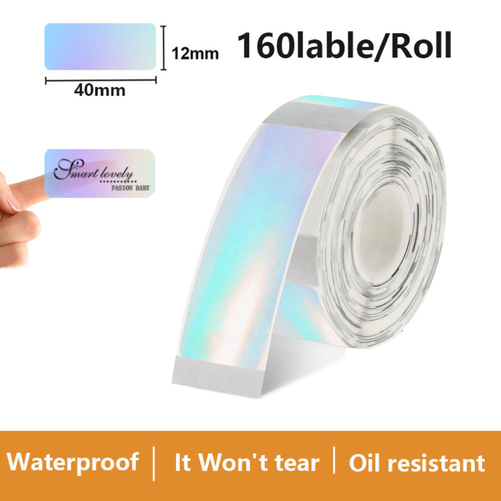 Transparent Label Sticker 12*4 - Label Printer Tape ulasan dan harga