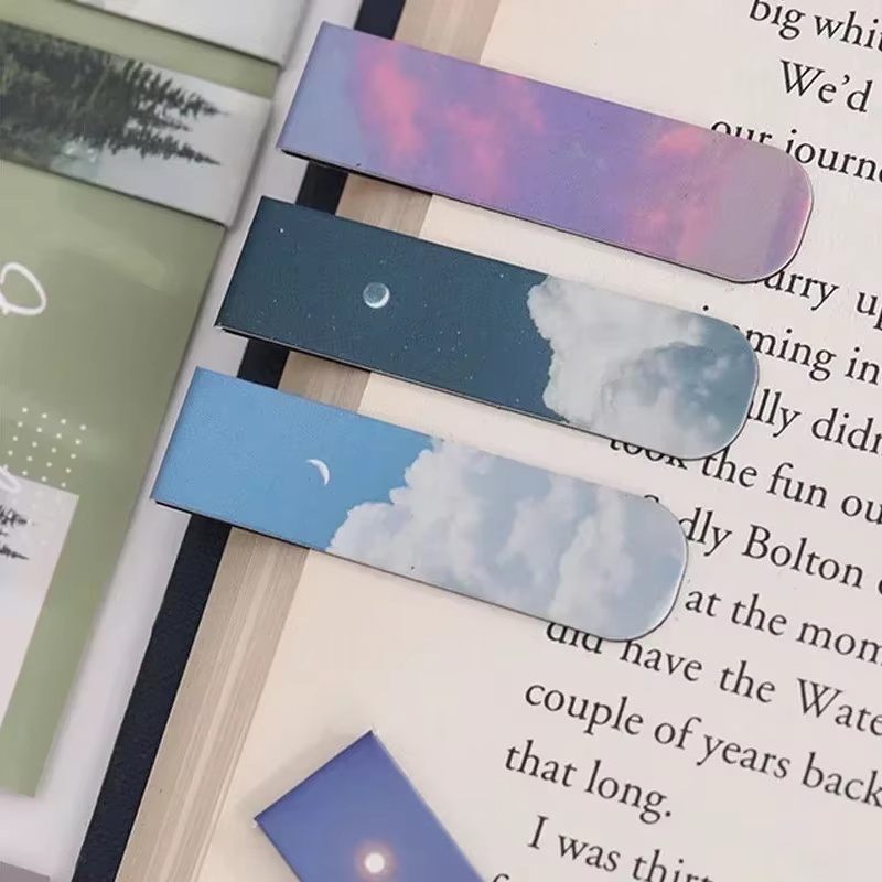 2Pcs/Set Bookmarks Beautiful N - Paperclip Magnetic Set ulasan dan harga