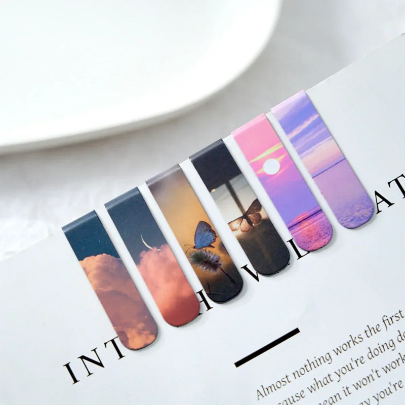 2Pcs/Set Fantasy Clouds Bookma - Paperclip Magnetic Set ulasan dan harga