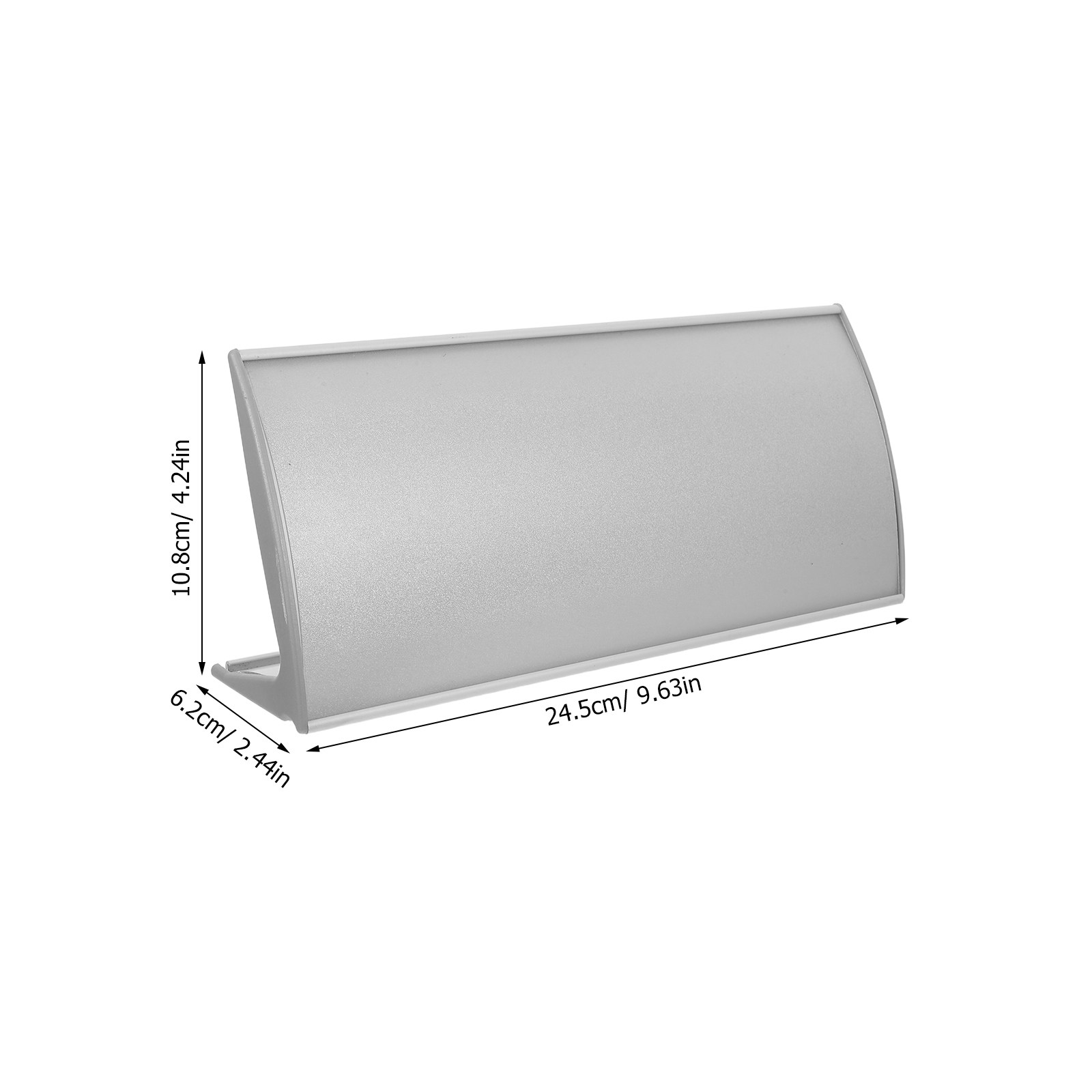Aluminum Alloy L Shape Desk Na - Desk Name Plate ulasan dan harga