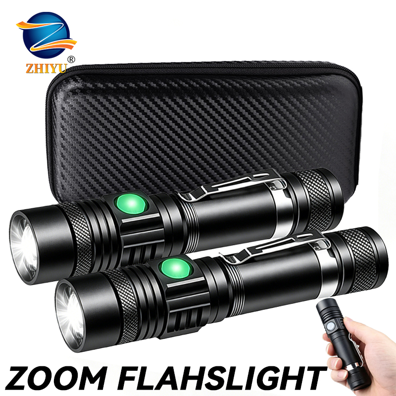 T6 LED Rechargeable Flashlight - Stationery Supply ulasan dan harga