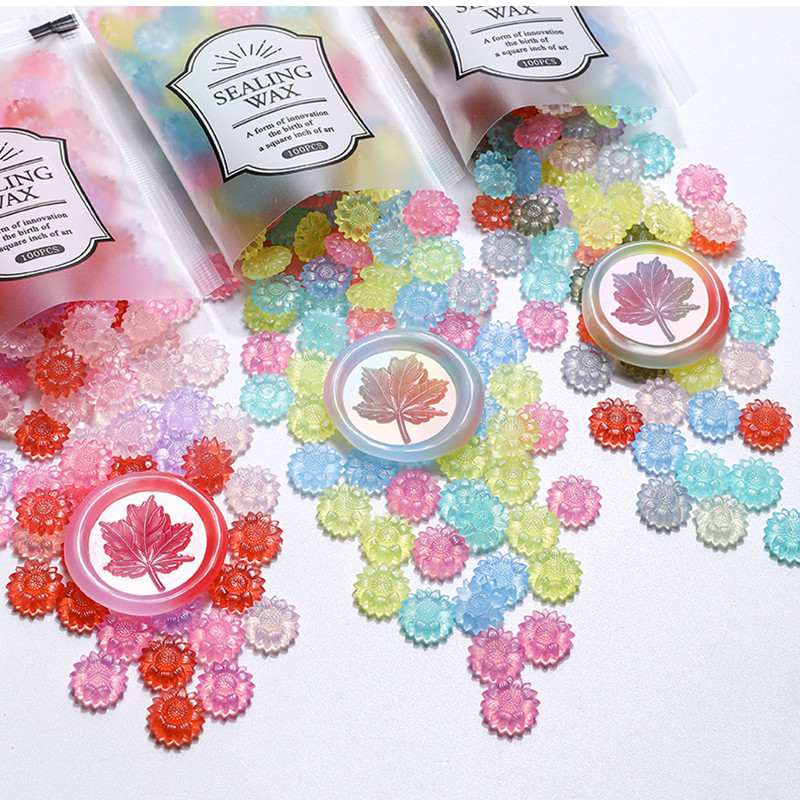 100pcs Translucent Sunflower S - Letter Envelope Kraft ulasan dan harga