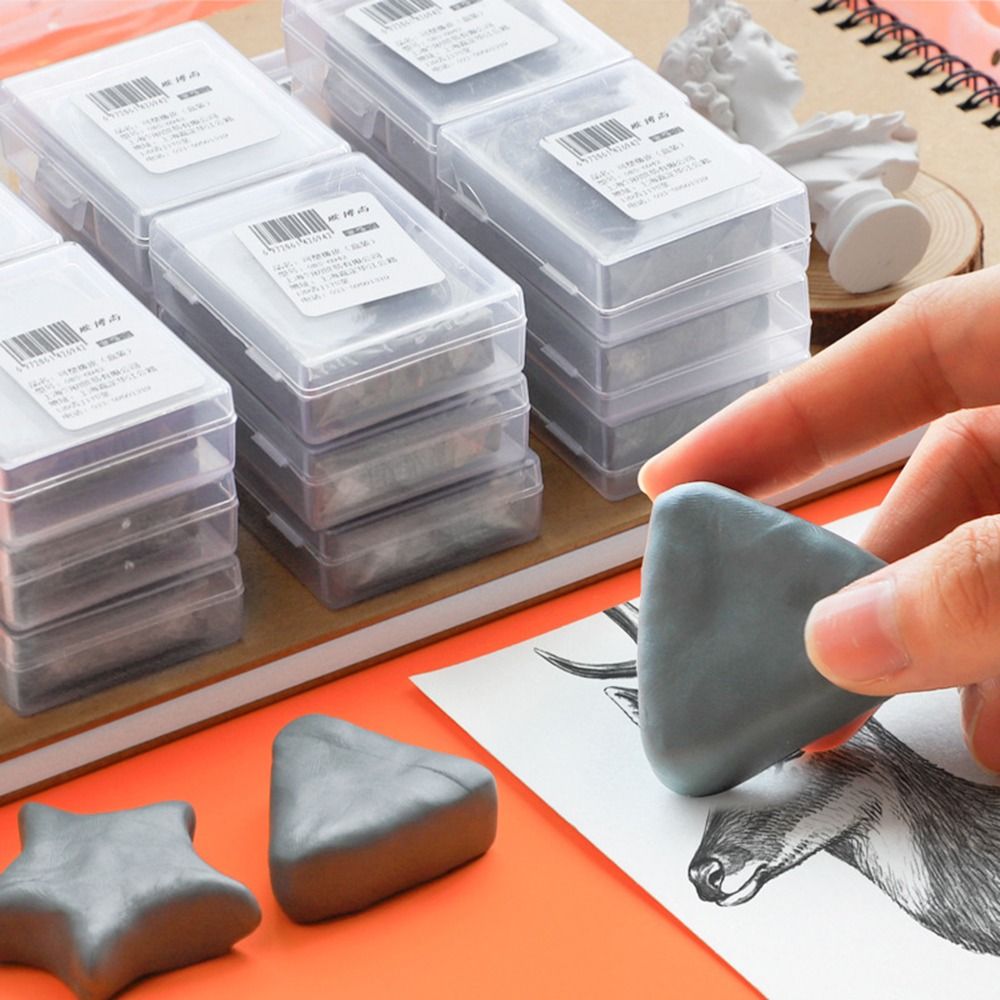 4Pcs Soft Sketching Erasers Mo - Rubber Eraser Kneaded ulasan dan harga