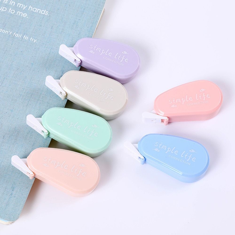 6PCS/Set Silent Correction Tap - Correction Tape Roller ulasan dan harga